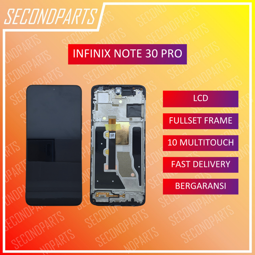 LCD FULLSET FRAME INFINIX NOTE 30 PRO X678B ORIGINAL COPOTAN