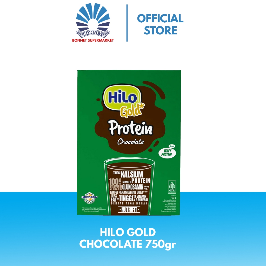 

Hilo Gold Chocolate 750g - Susu Tinggi Kalsium