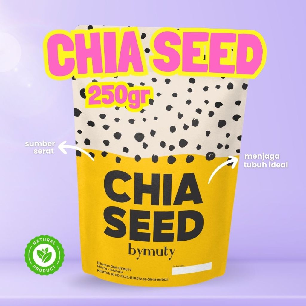 

CHIA SEED 250 gram premium quality [OFFICIAL]