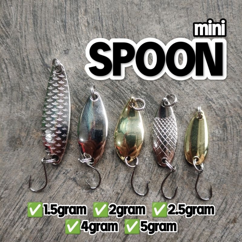 MINI SPOON umpan casting hampala