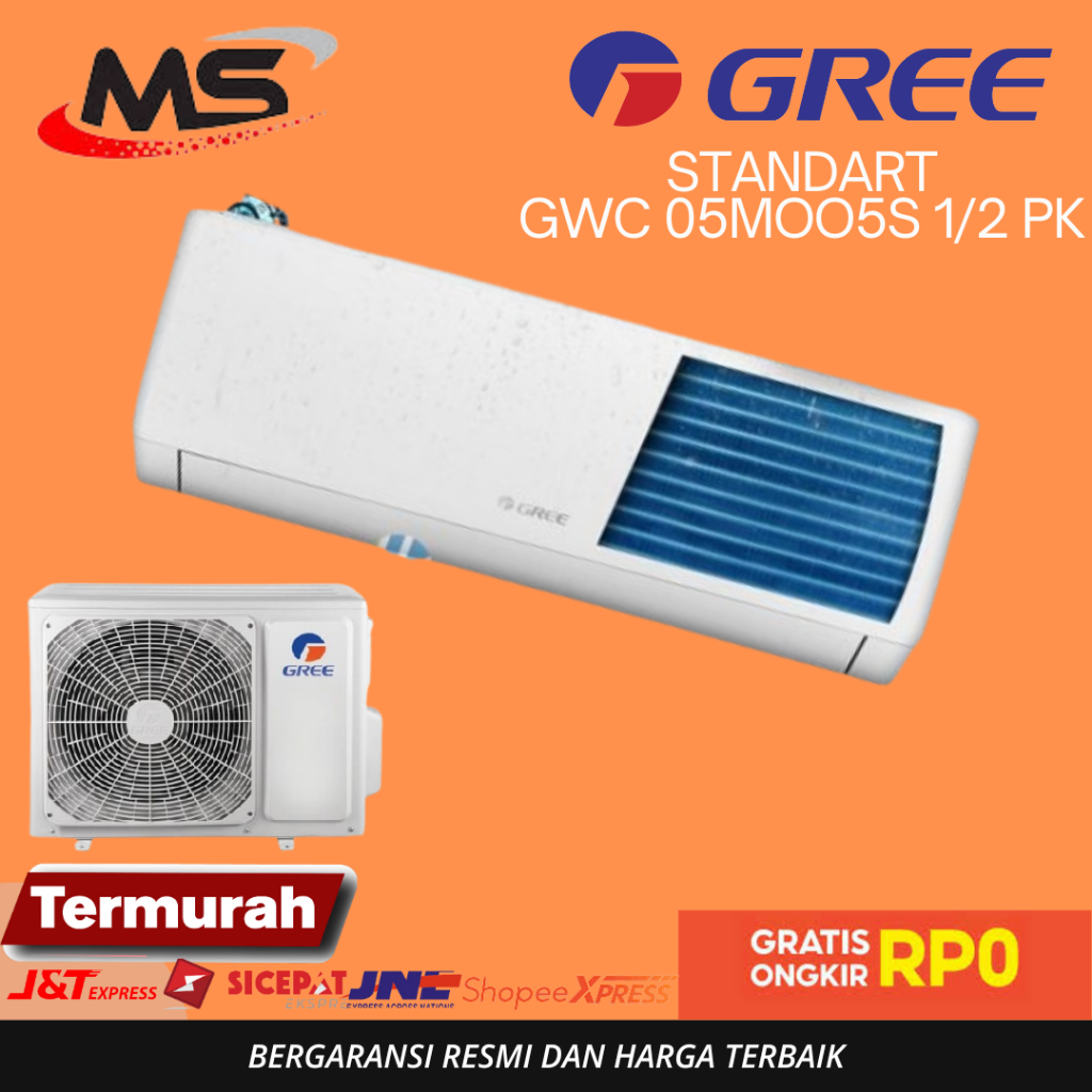 AC GREE 1/2 PK GWC-05M005S R32 PREMIUM GOLD FIN AC 1/2PK LOW WATT
