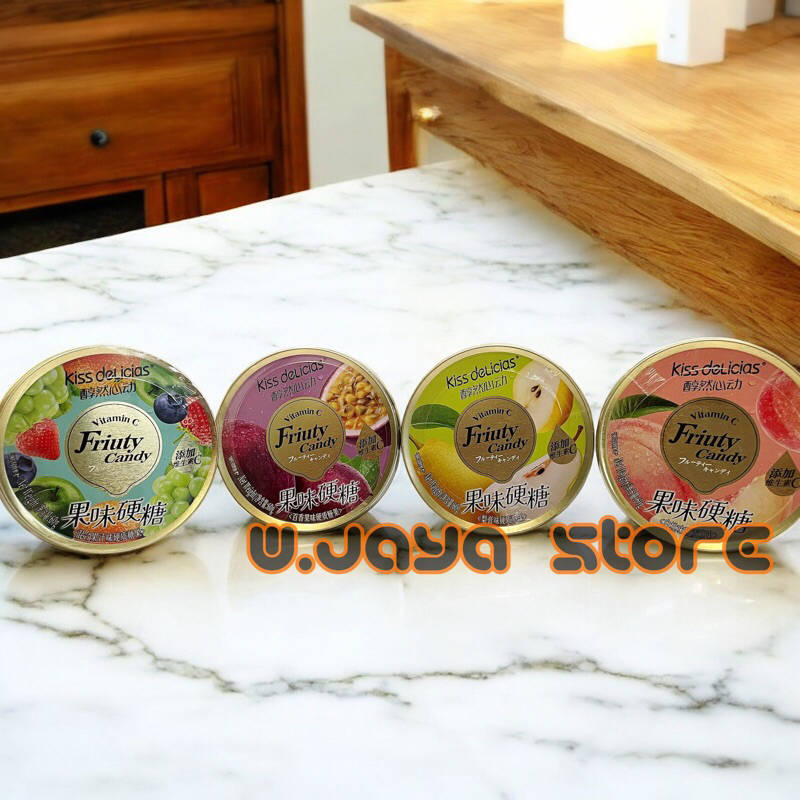 

Kiss Deliacias Fruity Candy 60g Permen Rasa Buah