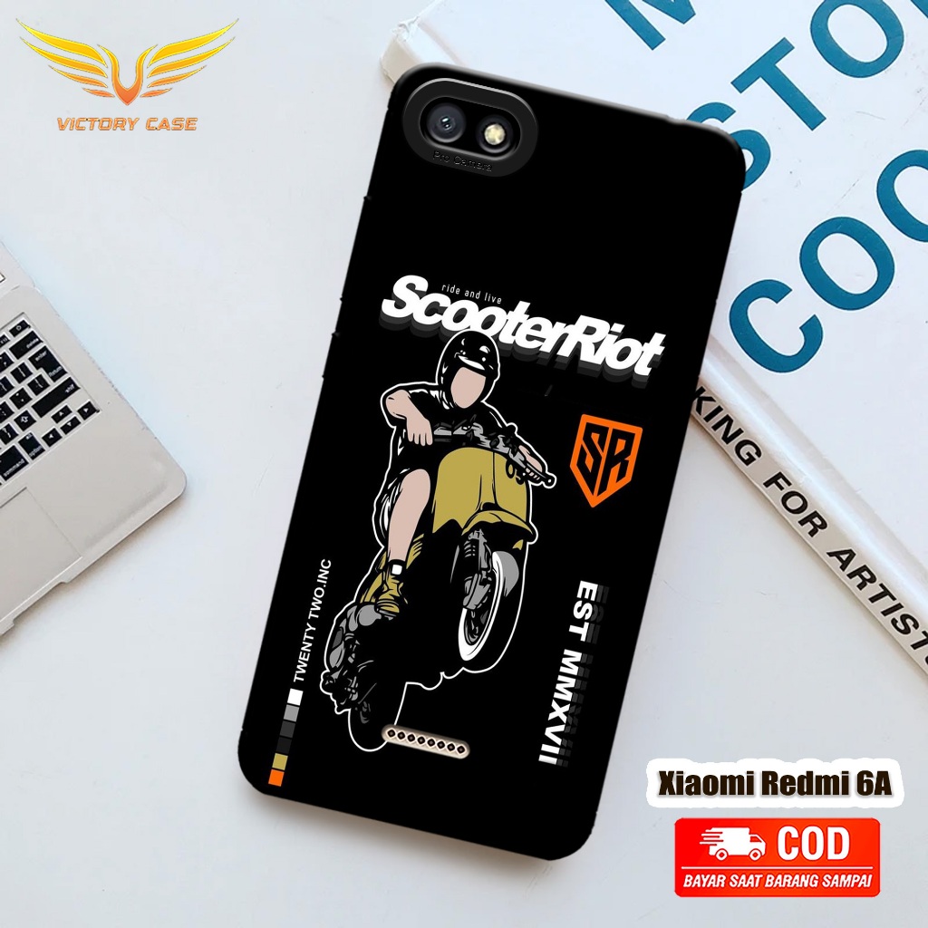 New Vespa Case - Softcase Xiaomi Redmi 6A Terbaru - Case Hp Xiaomi Redmi 6A - Casing Xiaomi Redmi 6A