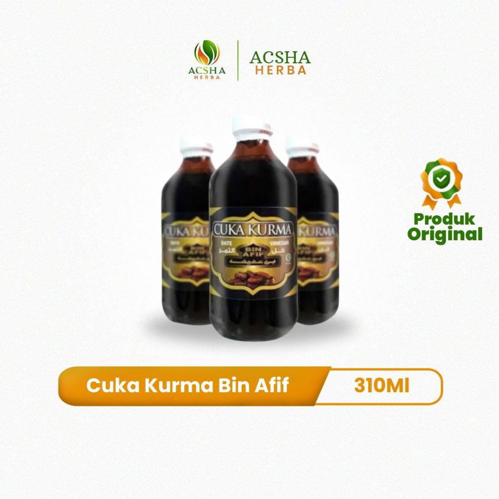 

Cuka Kurma Bin Afif 310ml