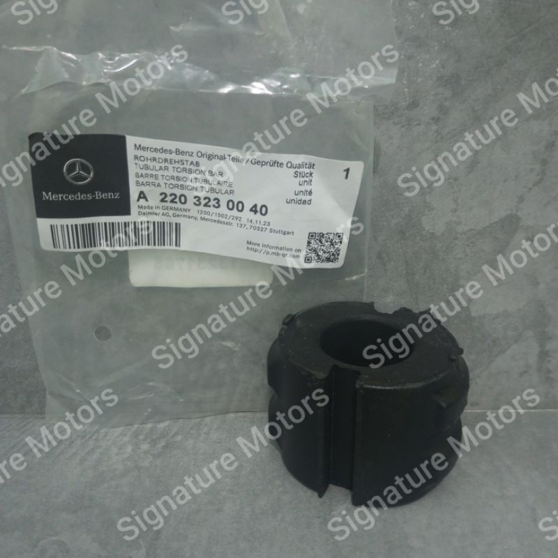 KARET STABIL STABILIZER DEPAN MERCEDES BENZ W220 S280 S350 S500 S600 ORIGINAL A2203230040 / TUBULAR 