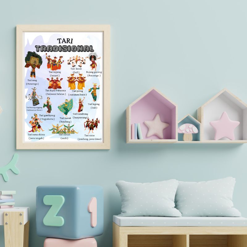 poster tema tarian tradisional