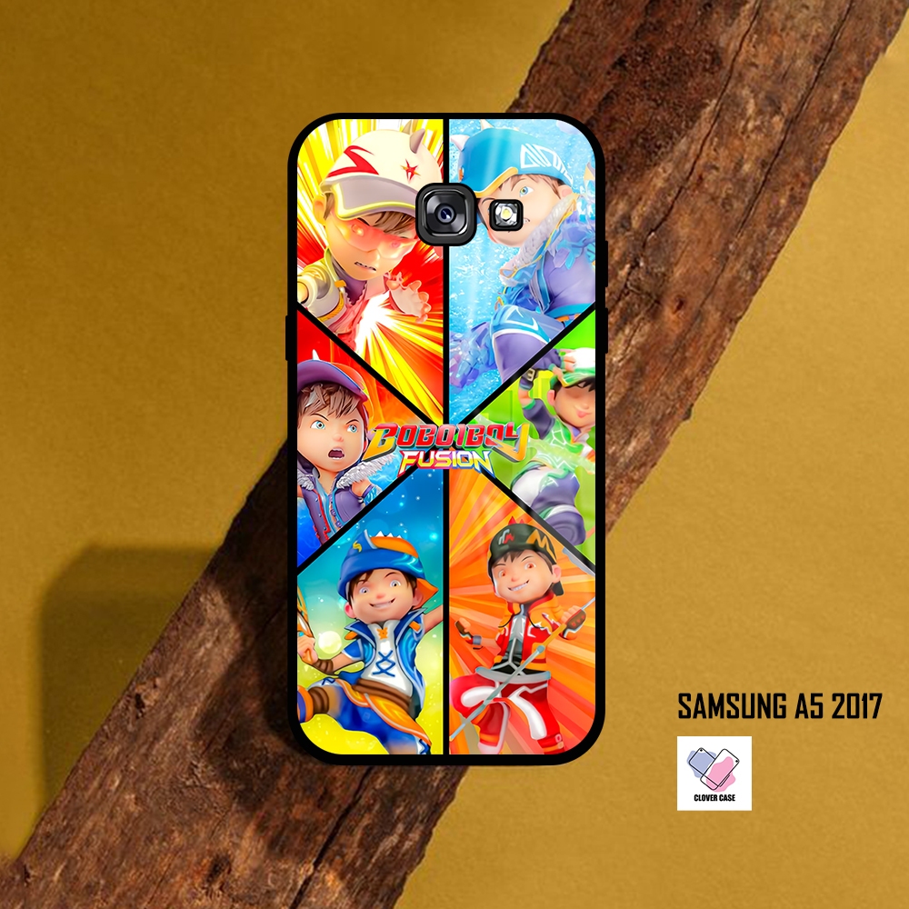 [KN17]  Case Glossy Case | SAMSUNG A5 2017 | CASE KEKINIAN LUCU |  Casing Hp Kilau Motif BOBOIBOY