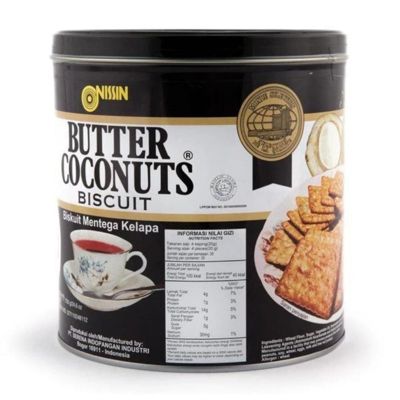 

Nissin Butter Coconut 650gr Biskuit Kelapa