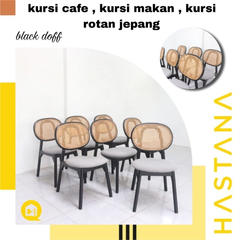 kursi cafe , kursi kayu jati , kursi aestetik , kursi rotan , kursi rotan jepang