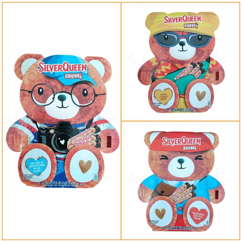 

COKELAT VALENTINE SILVERQUEEN BEAR BERUANG LOVE