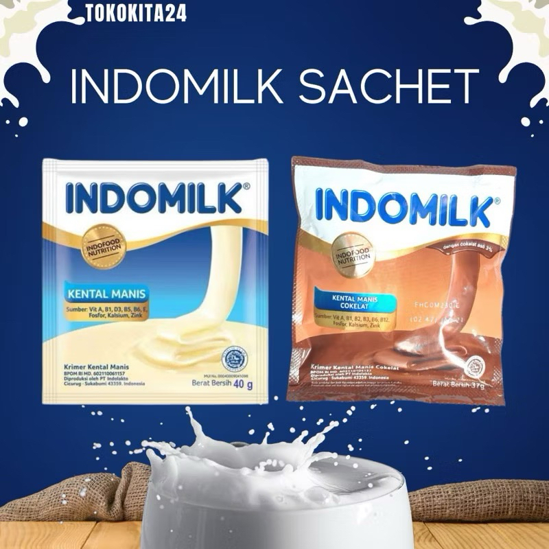 

Indomilk Sachet Kental Manis Berat Bersih 40g