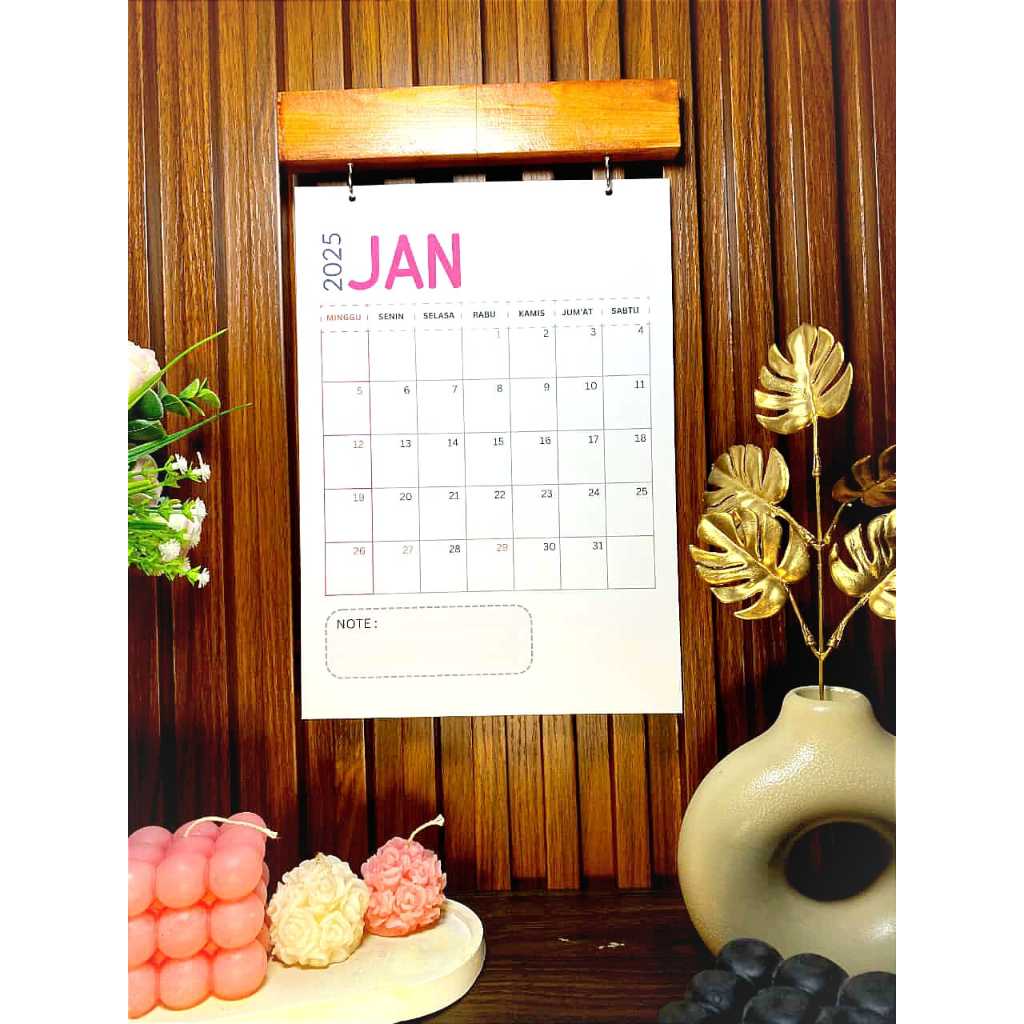 

KALENDER DINDING MINIMALIS COLOR 2025
