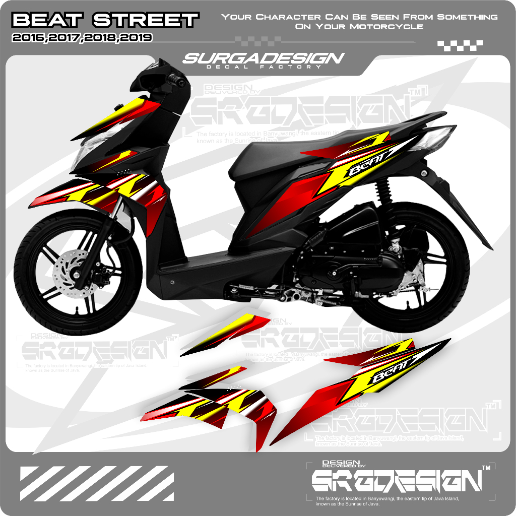 STICKER BEAT STREET, STICKER BEAT SP, STIKER BEAT STREET, STIKER BEAT 2016, STIKER BEAT 2017