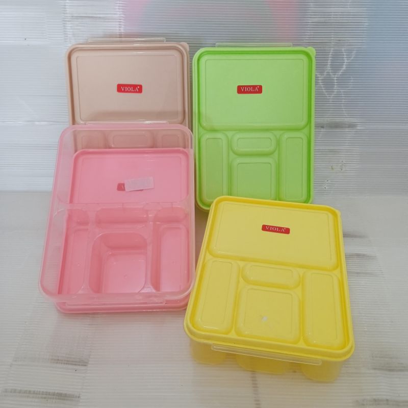 lunch box tempat bekal kotak bekal tempat makan 5 sekat