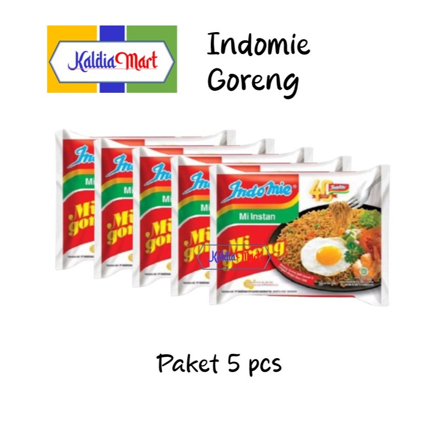 

Indomie Goreng Original 85gr 5 pcs