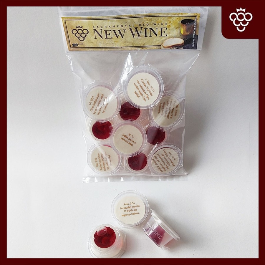 

Paket Eksklusif Anggur Perjamuan Kudus + Hosti Ayat Besar - isi 10 baru