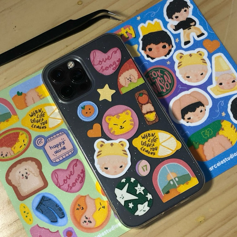 

BSS TELEPARTY STICKERS by arcaiastudios