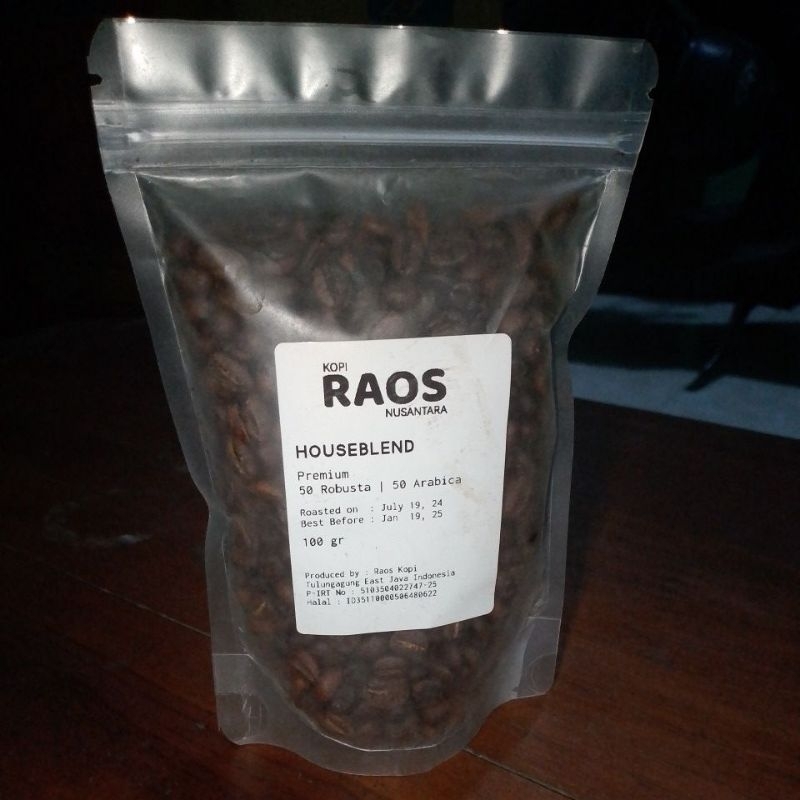 

kopi premium house bland 50 gram