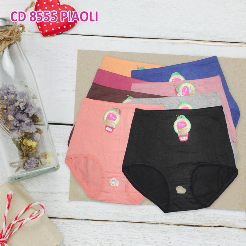3PCS CELANA DALAM WANITA PIAOLI KORSET CD KATUN WANITA TERLARIS