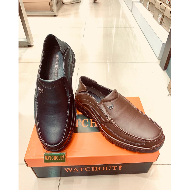 Watchout Sepatu Kulit Pria Coklat