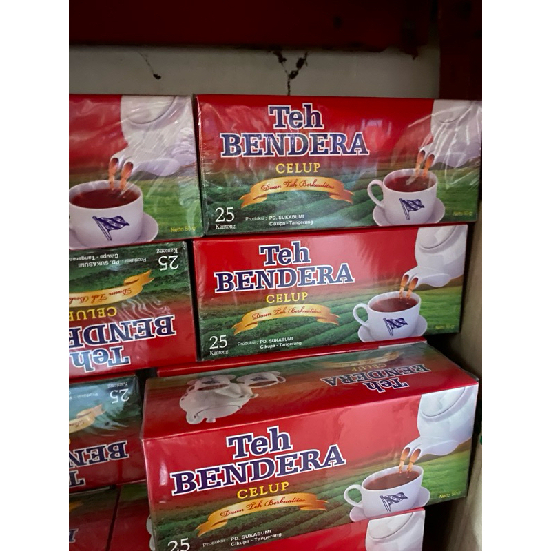 

Teh bendera celup isi 25