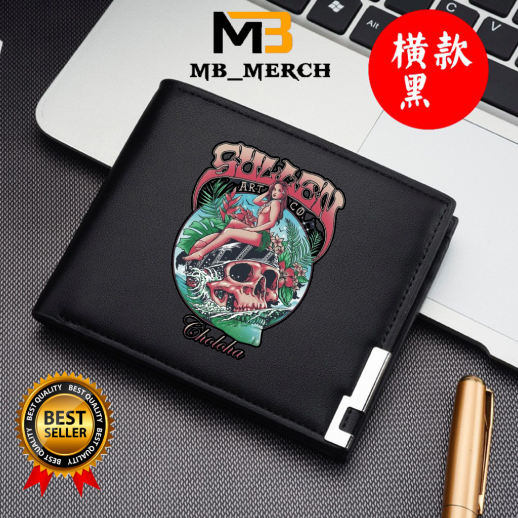 Dompet Pria Lipat SULLEN ART CITY Dompet Kulit Men Fashion Letter Wallet SULLEN ART KEREN MB_MERCH