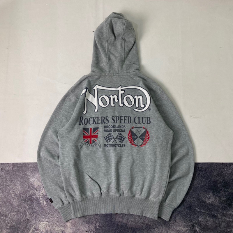 Zip Hoodie Norton Motor Cycles Size M