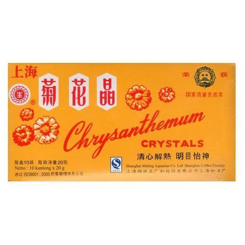 

HRYSANTHEMUM CRYSTAL CI HUA CING 1 BOX ISI 10 SACHET MINUMAN PANAS DALAM DAN TENGGOROKAN