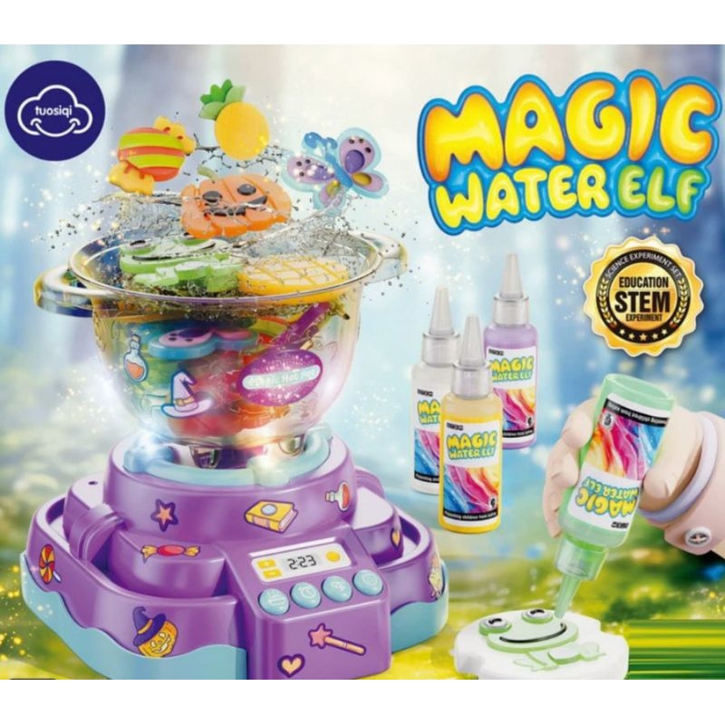 Magic Jelly Mainan Water Magic Jelly Masak Masakan DIY Anak Mainan Sticker Magicscape