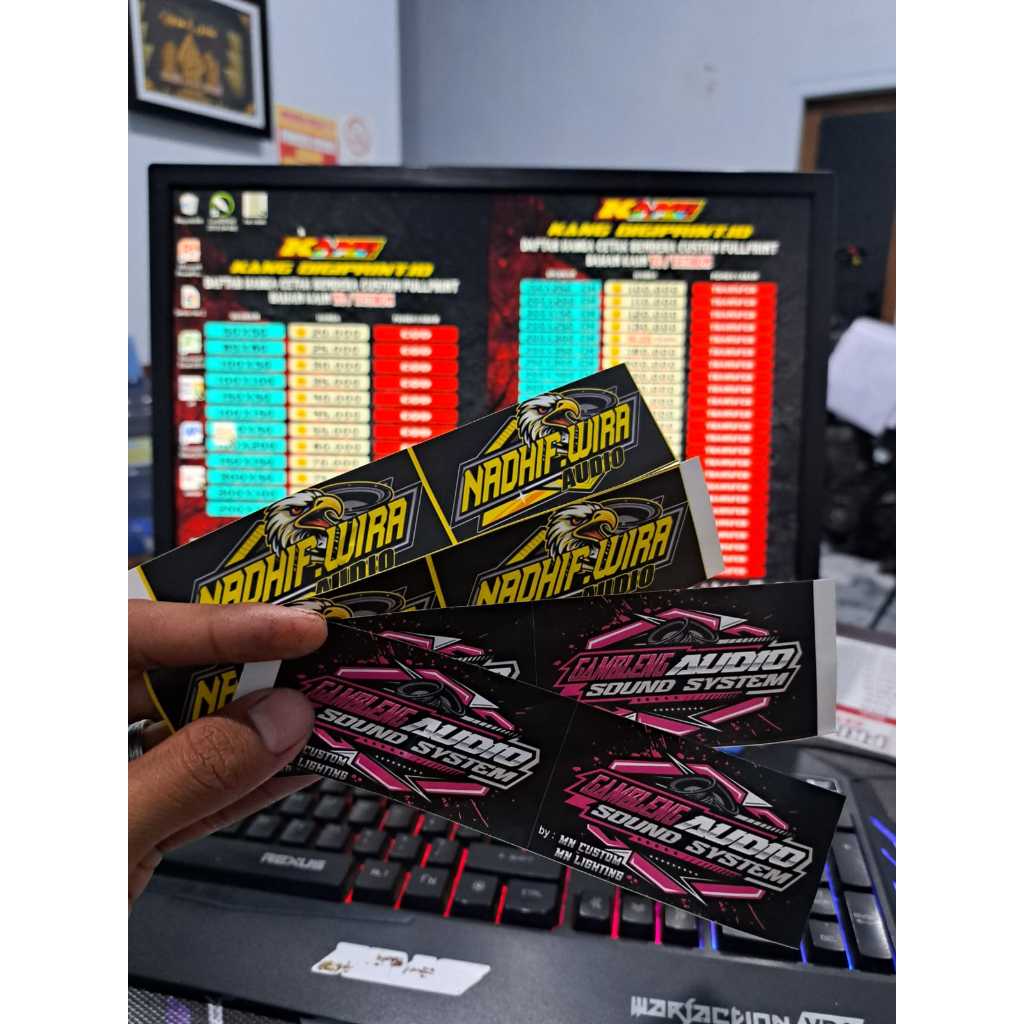 

CETAK STICKER CUSTOM BEBAS LOGO KALIAN