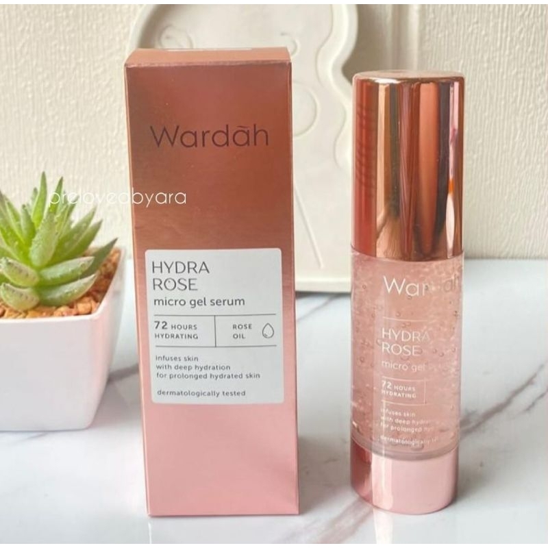 (preloved) WARDAH HYDRA ROSE SERUM