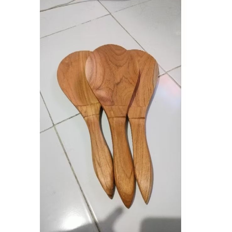 Centong kayu jati jumbo/centong kayu besar/centong kayu jati/centong kayu