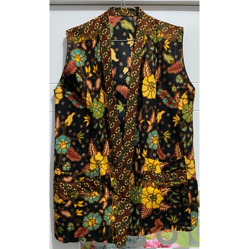 Outer batik Jogja-wanita-vest/kutung