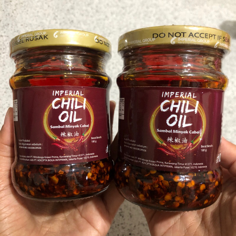 

(READY STOCK) - Imperial Chili Oil Sambal Minyak Cabai untuk Dimsum Mie Cirambay Cireng Aneka Gorengan by Imperial Group