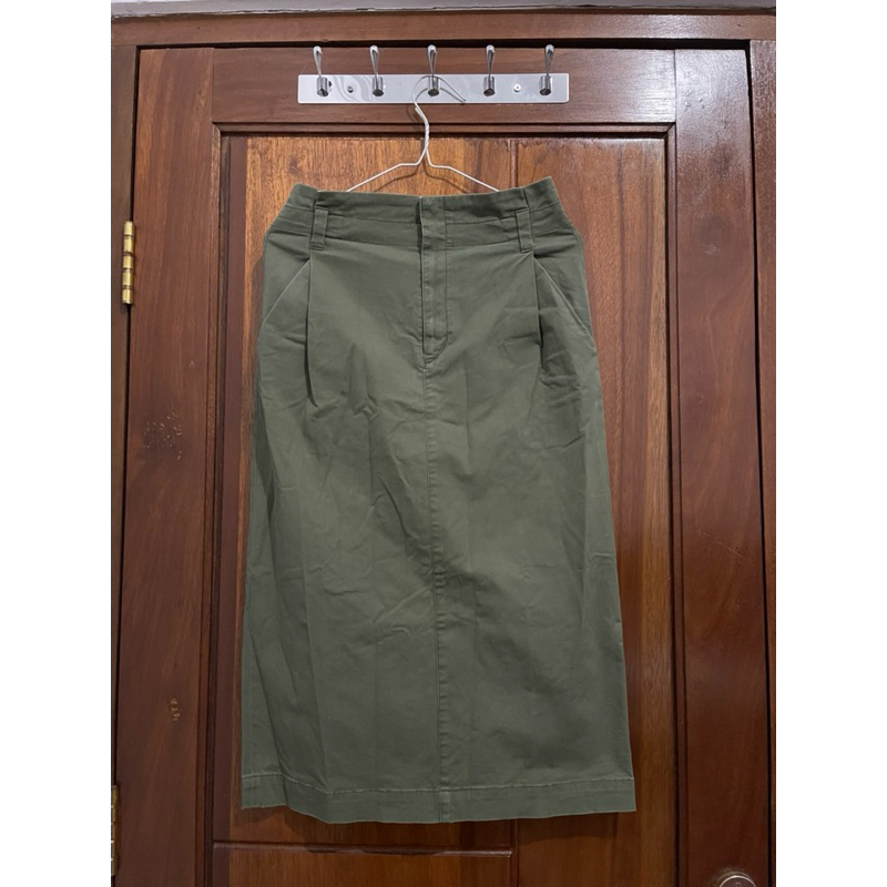 SKIRT HIJAU ROK DENIM JEANS BEAUTY AND YOUTH