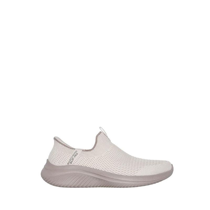 Sepatu Skechers Slip-Ins Ultra Flex 3.0 Men's Training Shoes - Natural