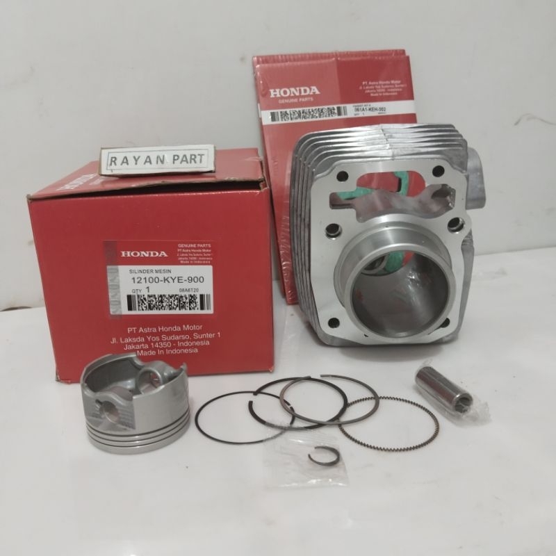 BLOK SEHER SET KYE MEGAPRO NEW MONO MEGAPRO NEW MONO BLOK +TOP SET+PISTON KOMPLIT