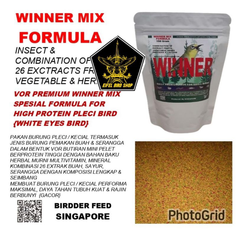 VOER WINNER PLECI 150 gram import singapore