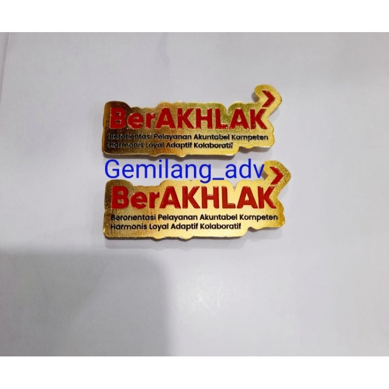 Pin ASN Berakhlak#Pin Berakhlak Kuningan Magnet