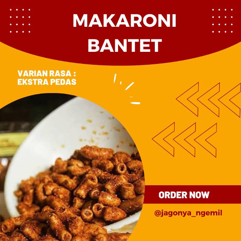 

MAKARONI BANTET 50 & 250 GRAM - JAGONYA NGEMIL