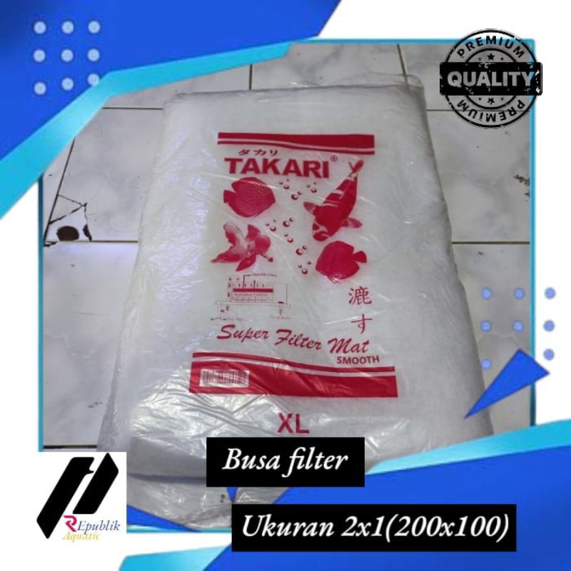 Busa takari 2 x 1 / busa filter / busa filter aquarium / busa filter kolam / busa filter kolam ikan