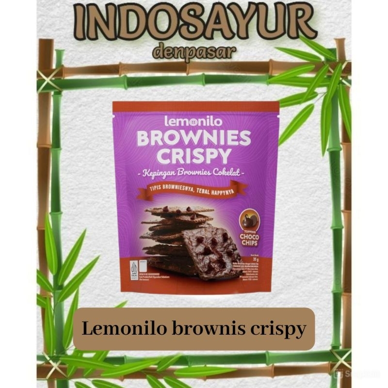 

Brownies crispy lemonilo 35gr _ INDOSAYUR