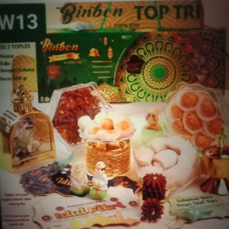 

PROMO PAKET KUE LEBARAN BINBON TOP TRI ( 3 TOPLES)