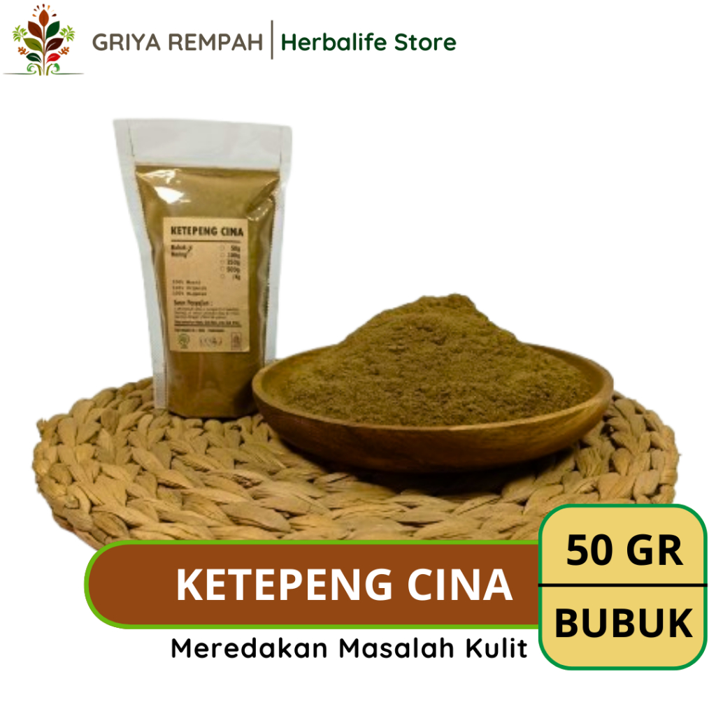 

DAUN KETEPENG CINA BUBUK 50 GRAM Kurap Kupang Rempah Herbal Alami Simplisia Kering Premium untuk Ramuan Jamu Tradisional & Kesehatan Senna alata