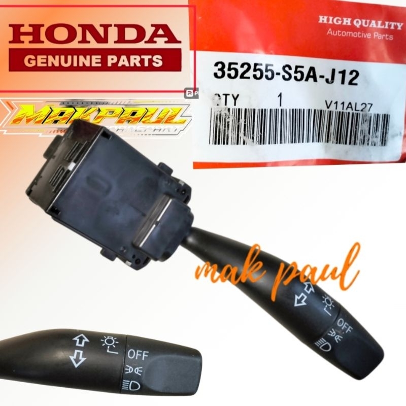 Saklar lampu honda JAZZ gd3 CITY CRV CIVIC STREAM non foglamp