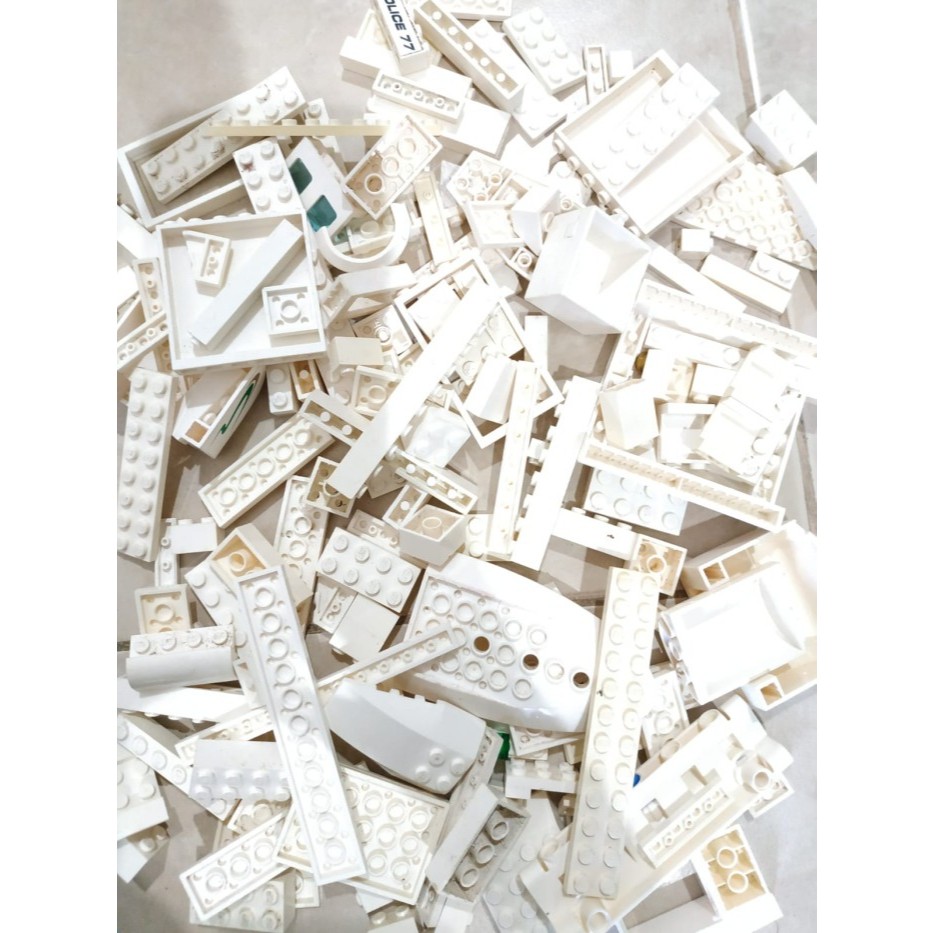 Lego Curah Part Original & Technic Bersih WHITE Original 100gr