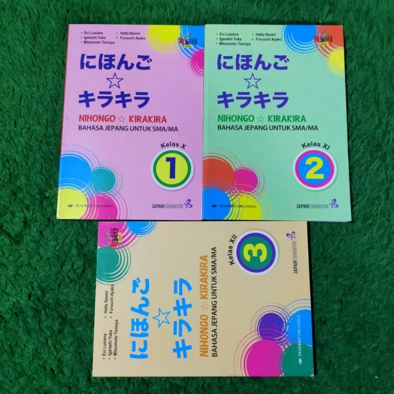 ORIGINAL BUKU NIHONGO KIRAKIRA BAHASA JEPANG KELAS 10 11 12 SMA MA
