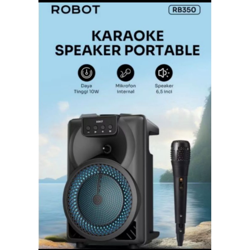Robot Karaoke Speaker Portable RB350