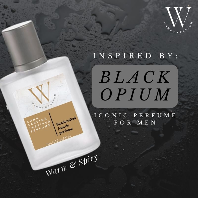 Parfum BLACK OPIUM Pria Inspired Perfume YSL Man Fragrance Scent Aroma Wangi Tahan Lama Maskulin