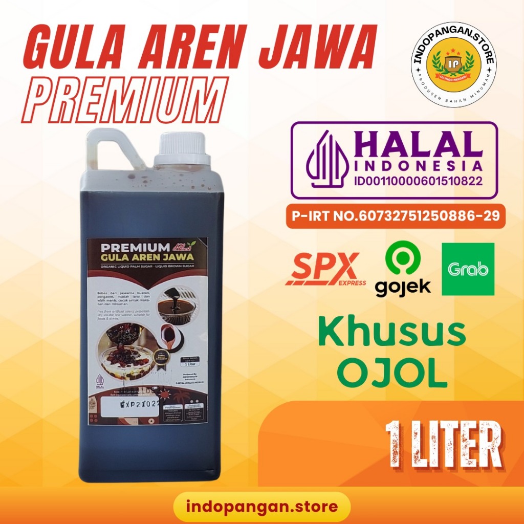 

[INSTANT] Brown Sugar Cair 1L / Gula Merah Cair 1L / Gula Jawa Aren 1L